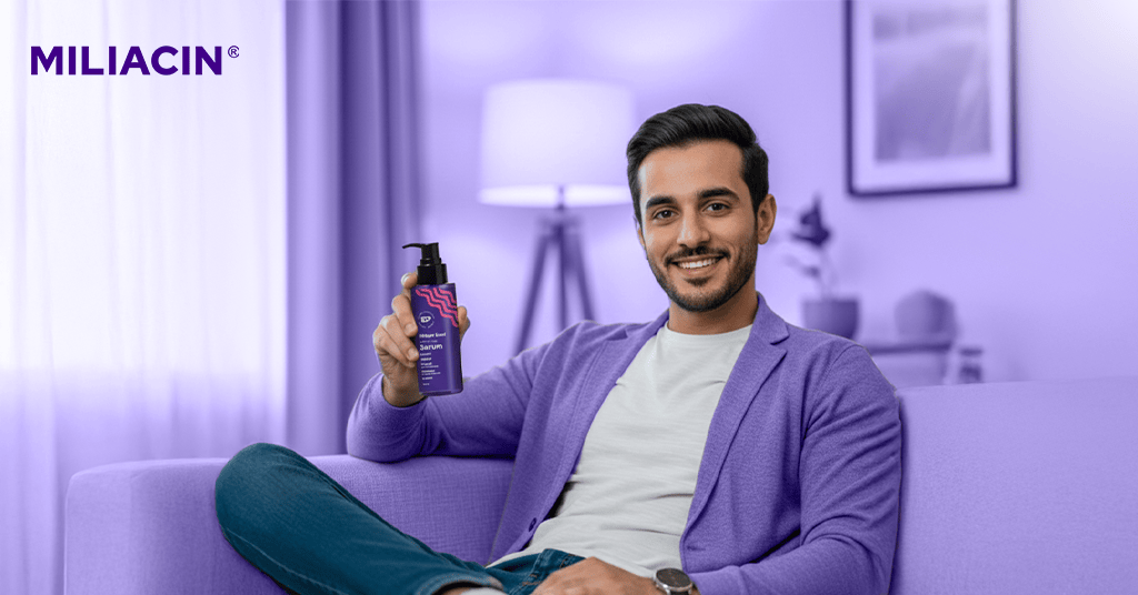 لا تفسد لونك! شامبو صبغ الشعر للرجال يتطلب روتينًا آمنًا مع سيروم لتساقط الشعر_